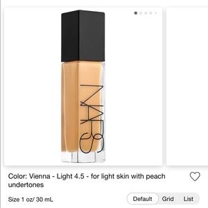 Nars Natural Radiant Foundation